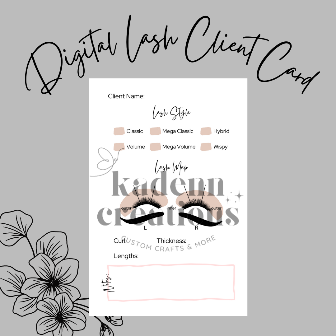 Lash Client Card