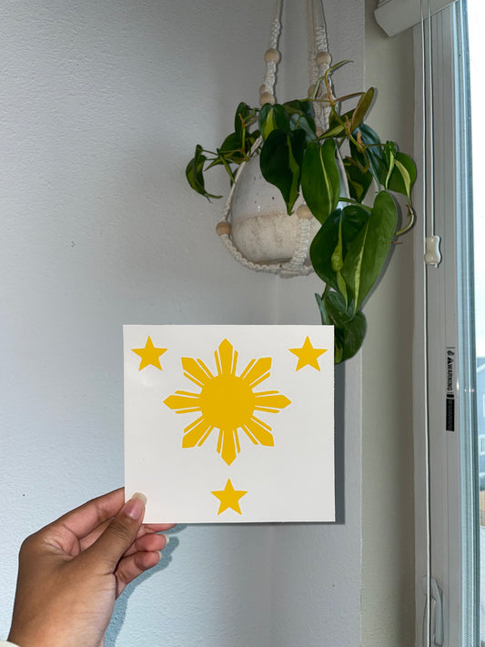 Philippine Sun Decal