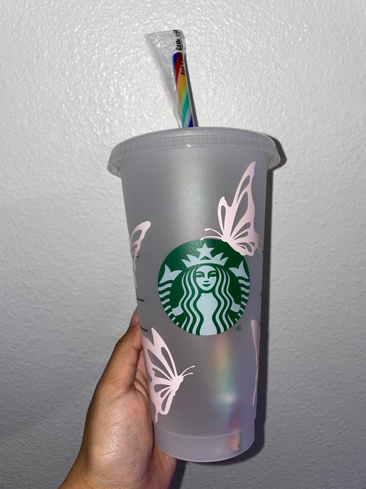 Butterfly Starbucks Cup