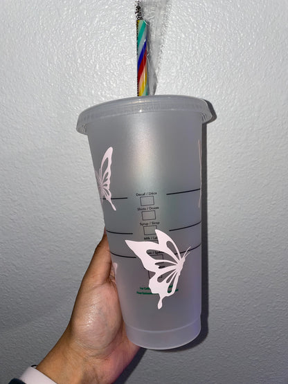 Butterfly Starbucks Cup