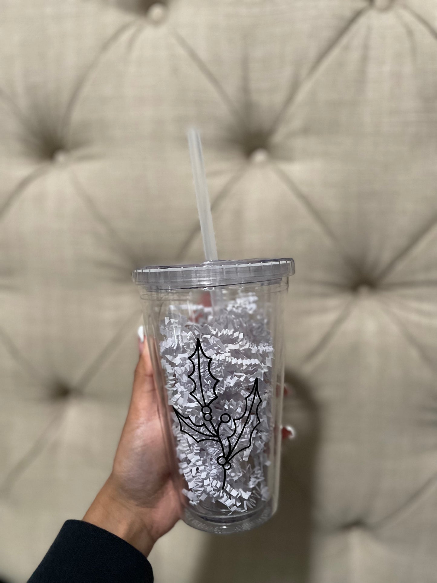 Birth Flower Tumbler